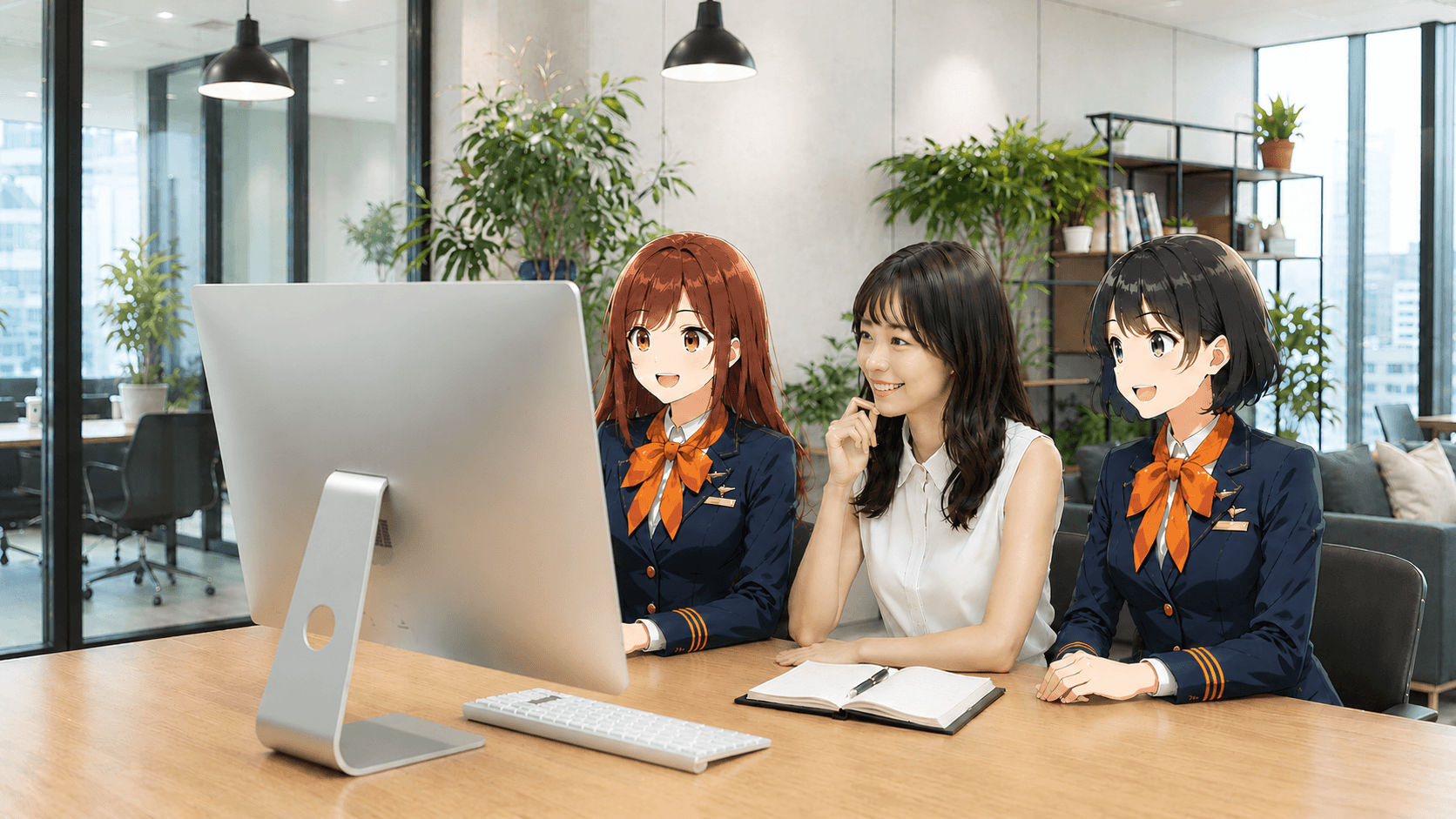 プロジェクトに取り組むメンバーの様子